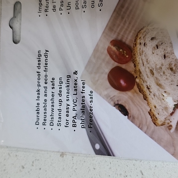 Stand-Up Bags. Reusable zipper bags .New with tags - Picture 4 of 6